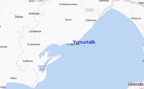 Yumurtalik Tide Station Location Map