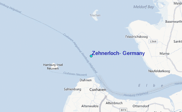 Zehnerloch, Germany Tide Station Location Map
