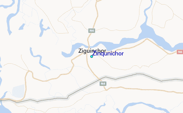 Zinqunichor Tide Station Location Map