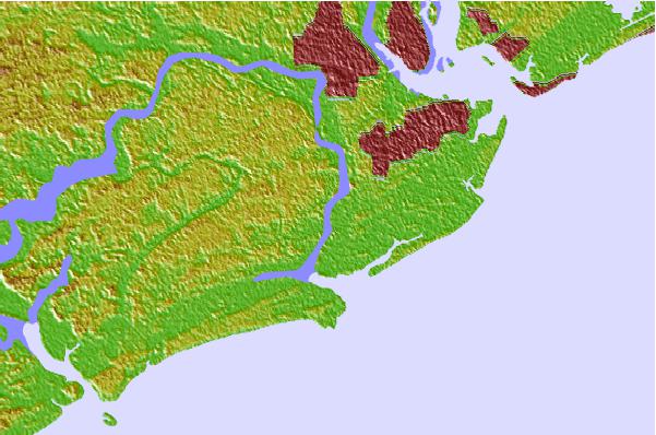 Tide stations located close to Abbapoola Creek Entrance, South Carolina