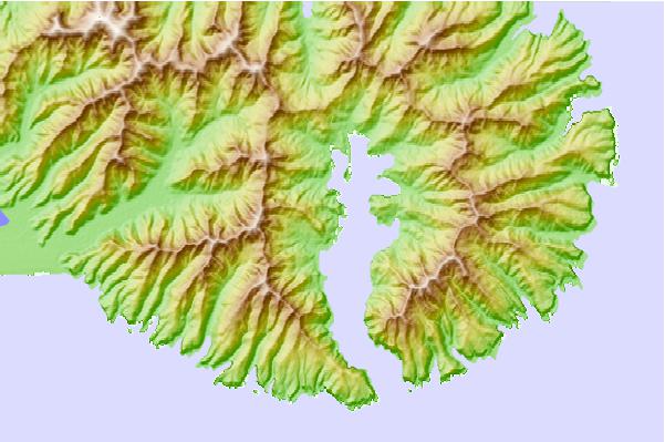 Tide stations located close to Akaroa, New Zealand