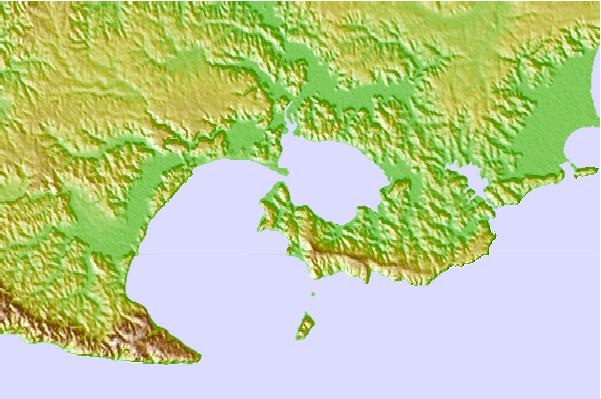 Tide stations located close to Akkesi Ko, Hokkaido, Japan