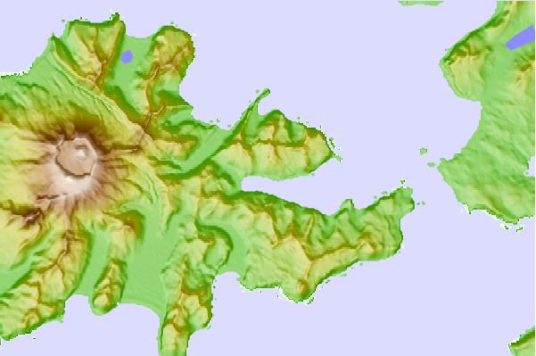 Tide stations located close to Akutan Harbor, Akutan Island, Alaska