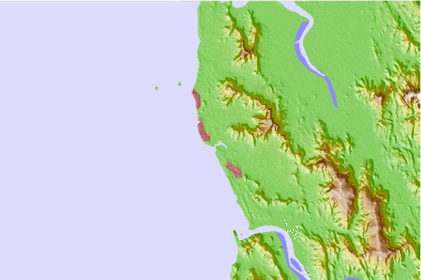 Tide stations located close to Alibag