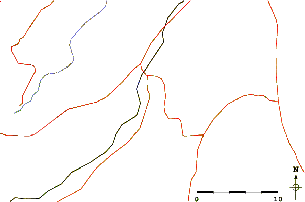 Roads and rivers around Allyn, Washington