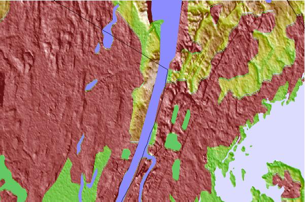 Tide stations located close to Alpine, New Jersey, Hudson River, New York