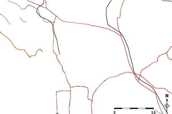 Roads and rivers around Angel Island, East Garrison, San Francisco Bay, California