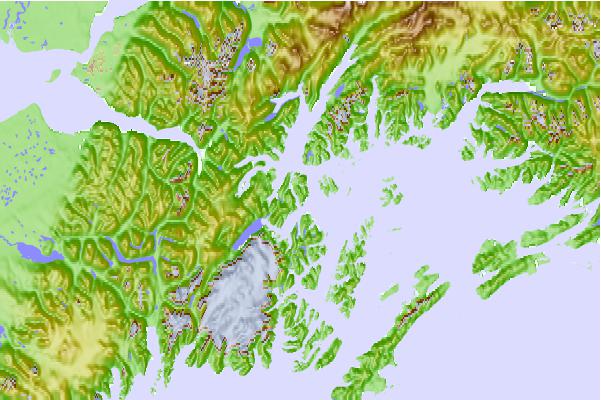 Tide stations located close to Applegate Island, Alaska