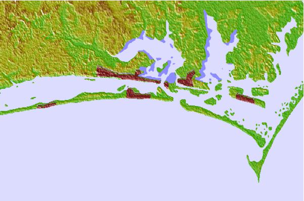 Tide stations located close to Atlantic Beach, North Carolina