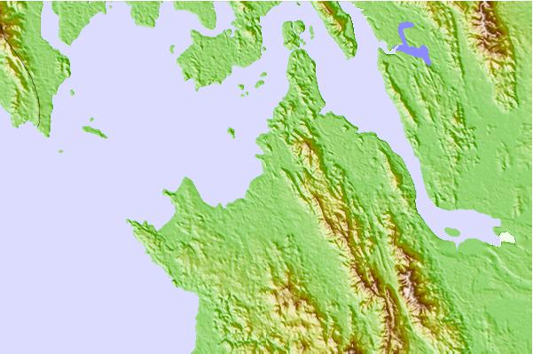 Tide stations located close to Bahia Pinas, Panama