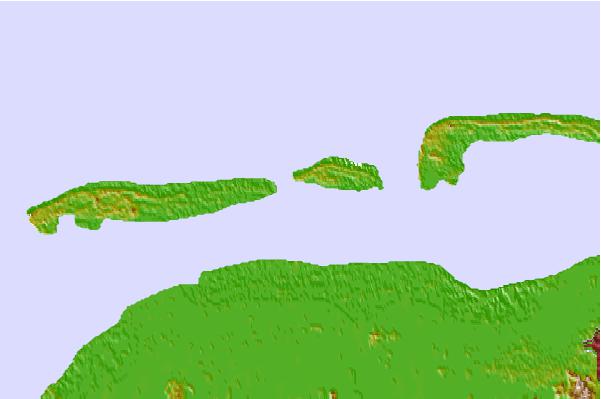 Tide stations located close to Baltrum, Westende, Germany