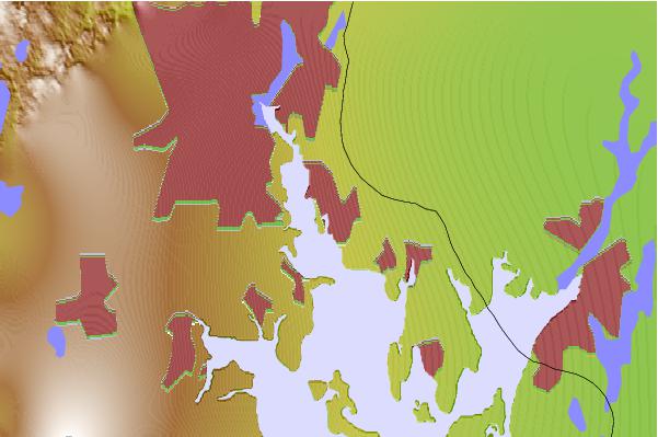 Tide stations located close to Bay Spring, Bullock Cove, Narragansett Bay, Rhode Island