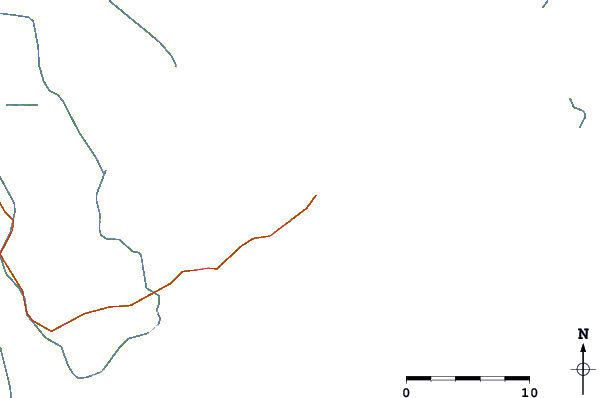 Roads and rivers around Bayou Rigaud (Grand Isle), Louisiana