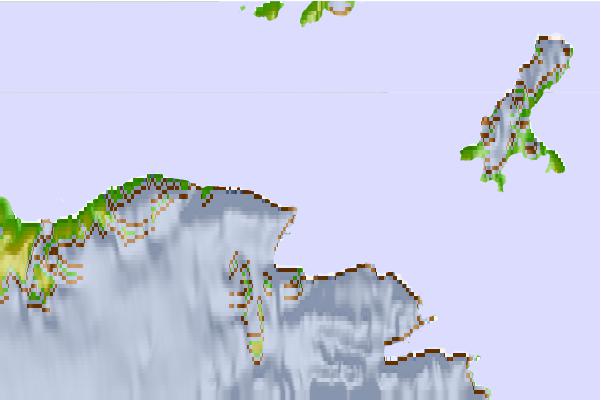 Tide stations located close to Belcher Point, Nunavut