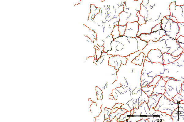 Roads and rivers around Bergen / Flesland