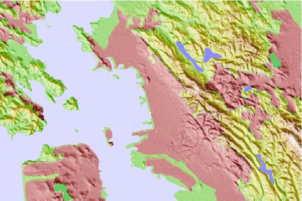 Tide stations located close to Berkeley, California