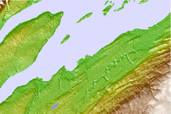 Tide stations located close to Berthier, Quebec