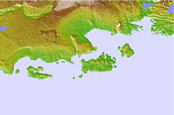 Tide stations located close to Betchewun Harbour, Quebec