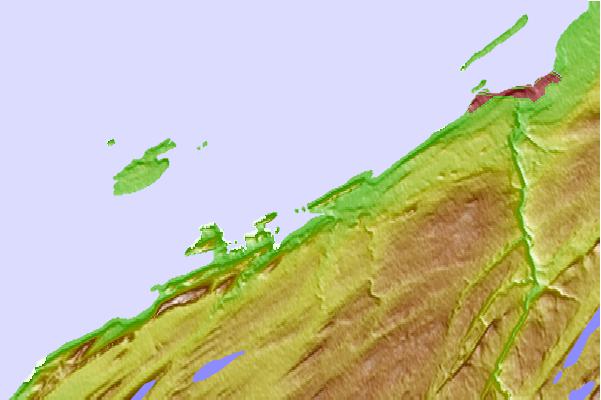 Tide stations located close to Bic, Quebec