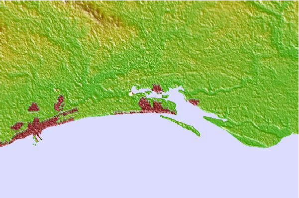 Tide stations located close to Biloxi, Biloxi Bay, Mississippi