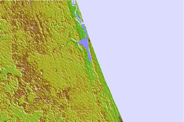 Tide stations located close to Bings Landing, Matanzas River, Florida