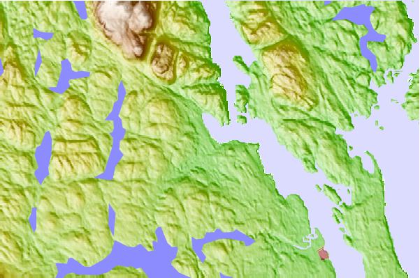 Tide stations located close to Bloedel, British Columbia