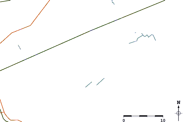 Roads and rivers around Bluff Islands, Ashepoo River, South Carolina