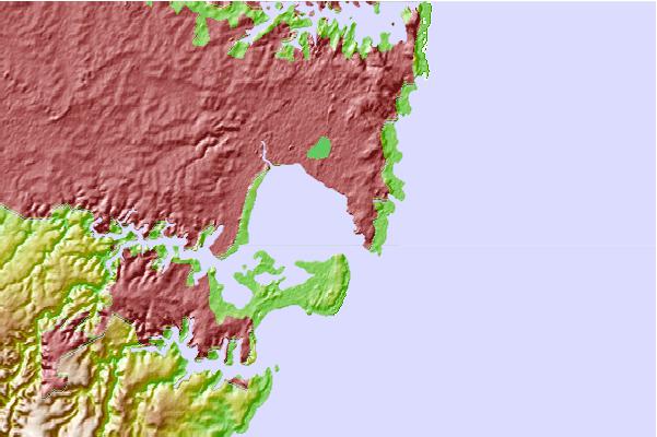 Tide stations located close to Botany Bay, Australia