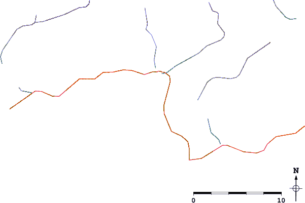 Roads and rivers around Bradore Bay, Quebec