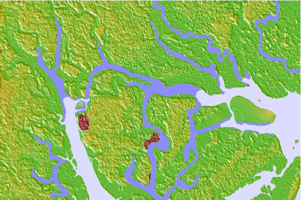 Tide stations located close to Brickyard Point, Brickyard Creek, South Carolina