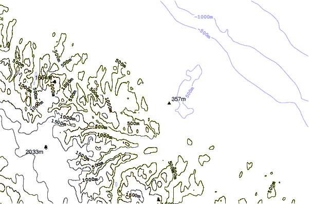 Shoreline around Broughton Island, Nunavut