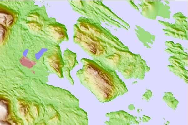 Tide stations located close to Burgoyne Bay, British Columbia