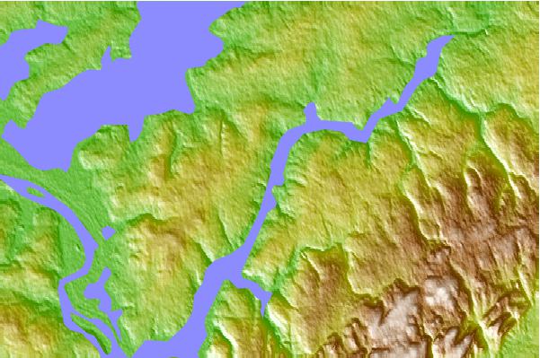 Tide stations located close to Cambridge Narrows, New Brunswick