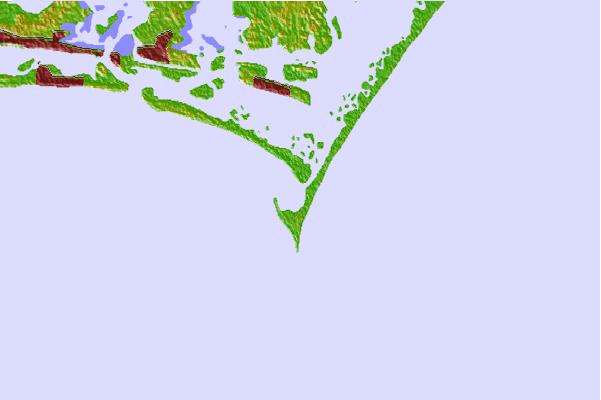 Tide stations located close to Cape Lookout, North Carolina