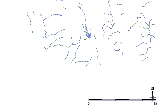 Roads and rivers around Cape Southwest, Nunavut