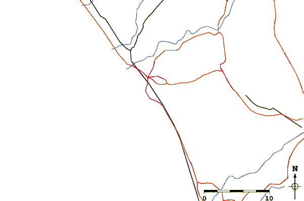 Roads and rivers around Carlsbad