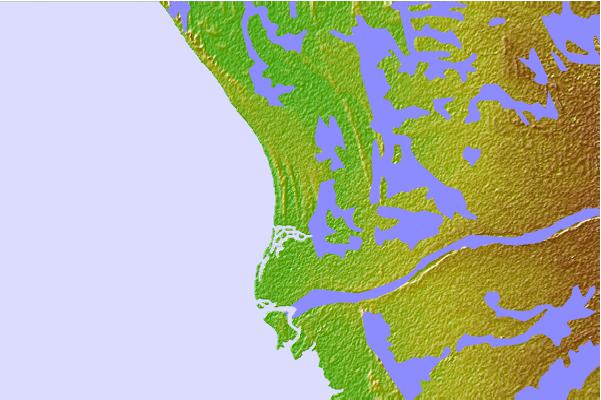 Tide stations located close to Carnavon, Australia