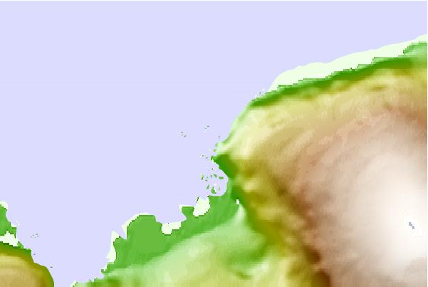 Tide stations located close to Casey, Antarctica