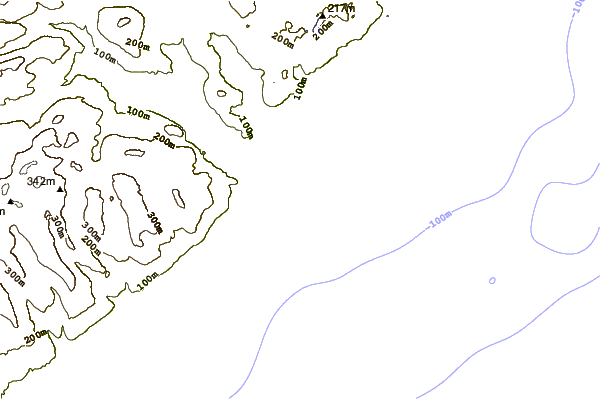 Shoreline around Castle Island, Newfoundland