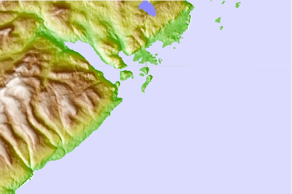 Tide stations located close to Castle Island, Newfoundland