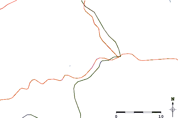 Roads and rivers around Chezzetcook Inlet, Nova Scotia