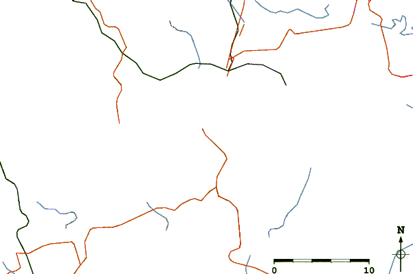 Roads and rivers around Chinnampo, North Korea