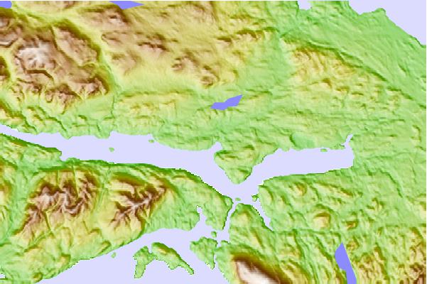 Tide stations located close to Coal Harbour, British Columbia