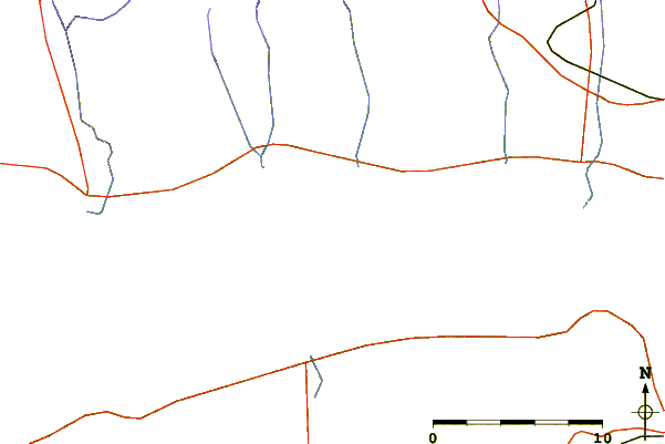 Roads and rivers around Cobequid Bay (Ray0.4), Nova Scotia