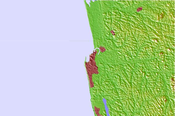 Tide stations located close to Colombo, Sri Lanka