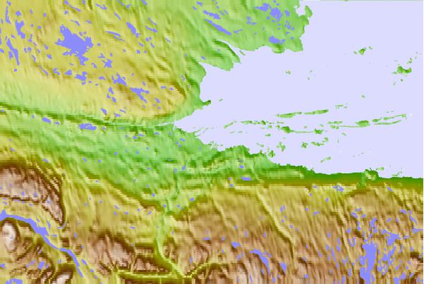 Tide stations located close to Coppermine, Nunavut/NWT