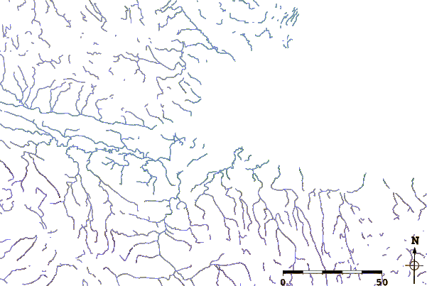 Roads and rivers around Coppermine, Nunavut/NWT