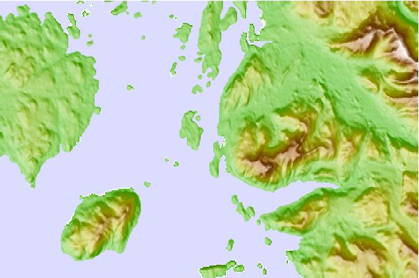 Tide stations located close to Craig, Alaska