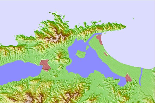 Tide stations located close to Daikon Sima, Simane, Japan