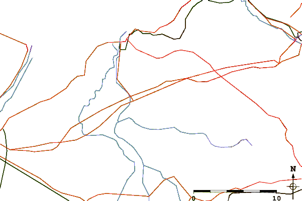 Roads and rivers around Deauville, France